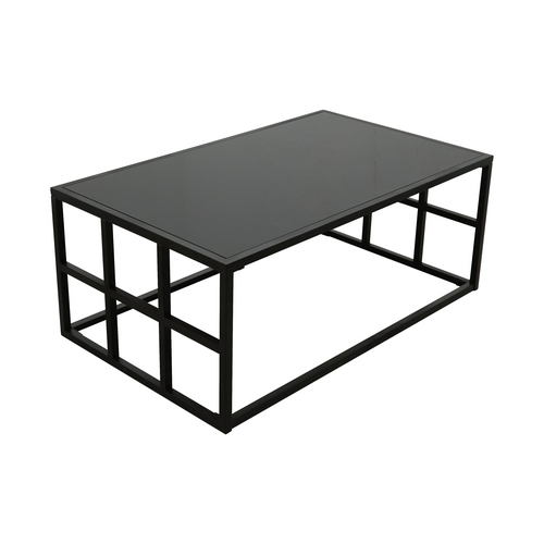 KA3605 - Coffee Table with black glass mirror 60x100x40cm