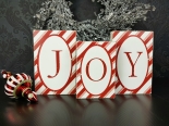 KK1700 - "JOY" wooden Christmas tiles