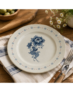 K1265 - Pien flower 20cm plate