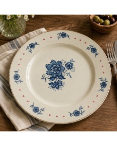 K1266 - Pien flower 31cm plate