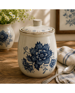 K1272 - Pien flower canister