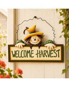 K500 - Scarecrow Welcome Harvest sign