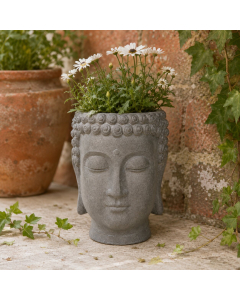 K6106 - Resin Buddha Head Flower Pot