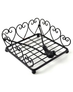 W/B Iron serviette holder