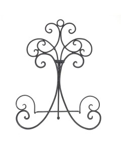 37.5cm High Metal plate stand