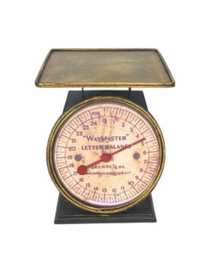 Antique scale CD holder