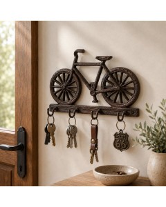Metal Push Bike Key Holder