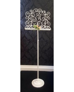White Iron Music Stand