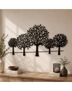 Black Iron Tree Wall Art