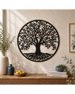 BLACK Iron Tree Wall Decor