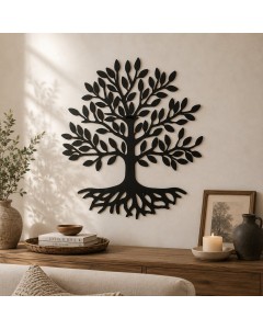 BLACK Iron Tree of Life wall decor