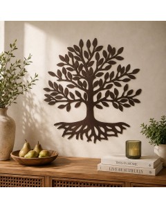 BROWN Iron Tree of Life wall decor
