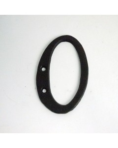 Italic wrought iron number 0