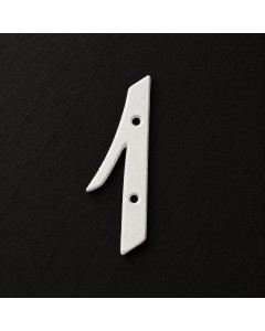 Off white italic wrought iron number 1
