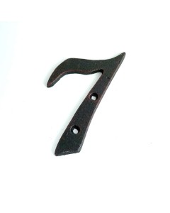 Italic wrought iron number 7