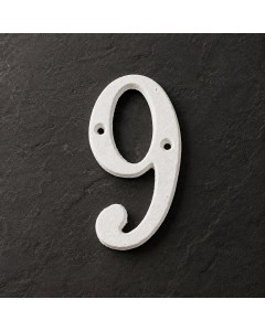 Off white italic wrought iron number 9