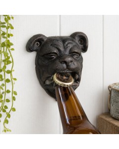 Iron bulldog beer bottle opener