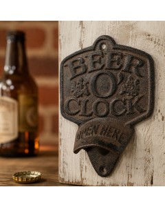 Beer O Clock Bottle Opener