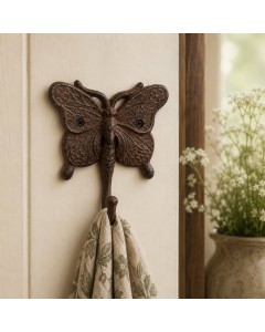 Cast iron Butterfly Wall Hook