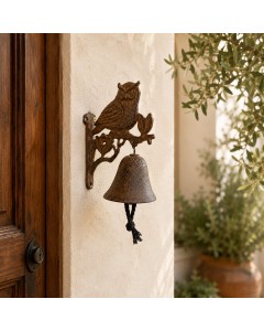 Cast Iron Owl Door Bell