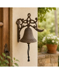 Cast iron Fleur de Lis Door Bell
