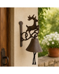 Cast Iron Reindeer Door Bell