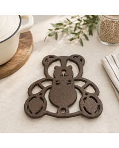 Cast Iron Bear Trivet