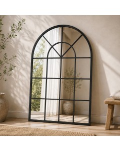 Wrought Hamptons Arched Mirror