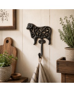 Cast Iron Sheep Wall Hook