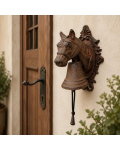 Galloping Melodies Cast Iron Horse Door Bell
