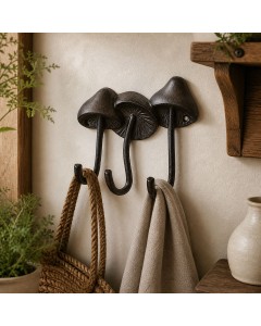 Triple Mushroom wall hook