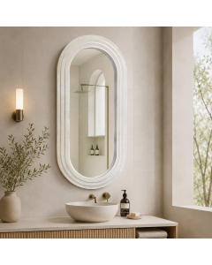 KA3633 - Layered Oval Wall Mirror