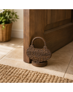 Vintage Welcome Lock Door Stop