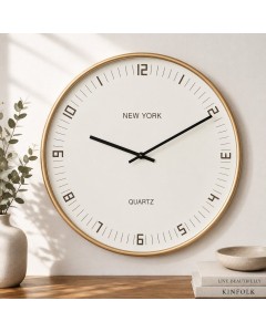 Contemporary New York Silent Wall Clock
