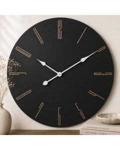 Zenith Gold Blackface Silent Clock