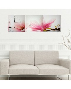 3pc Magnolia Canvas with front panel clock