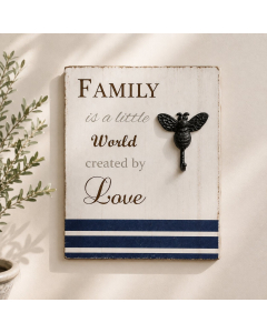 Family is a little..Wall Plaque