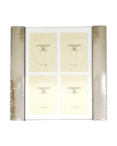 KG4021 - Silver Plated Tarnish Resistant Portrait Collage Frame