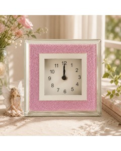 KG4033 - Glitter Mirror Clock