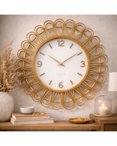 KG4110 - Sunbeam Rattan Clock