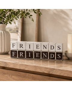 KK1428 - Large wooden FRIENDS word blocks
