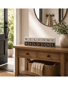 KK1492 - 5cm WELCOME word blocks