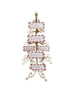 KK1709 - Lge hanging Xmas signs 20cm