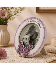 KK2305-N - Round Butterfly I love Nan Frame