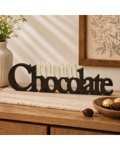 KK2324 - mmm Chocolate cutout sign