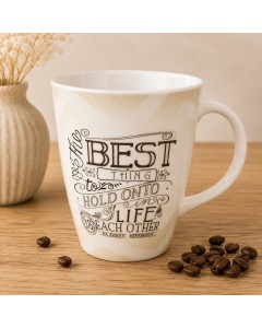 KM2215-BE - The best...Typography Mug