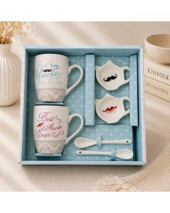 KM2222-Aun & Uncle - Aunt & Uncle Tea Gift Set 6pc