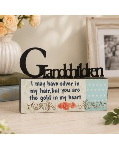 KS2128-GDS - Grandchildren table top sig
